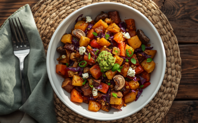Mushroom Breakfast Hash